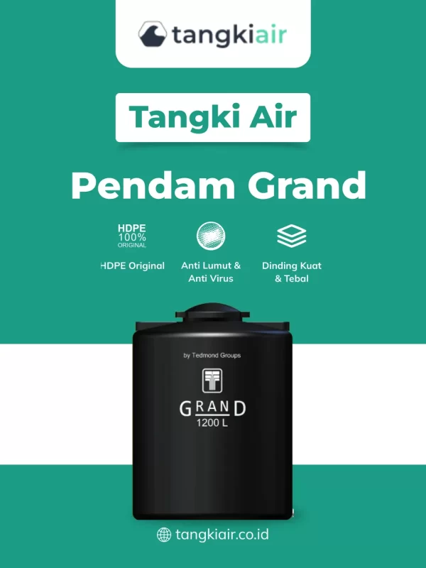 Rekomendasi Tangki Air Kuat dan Tahan Benturan