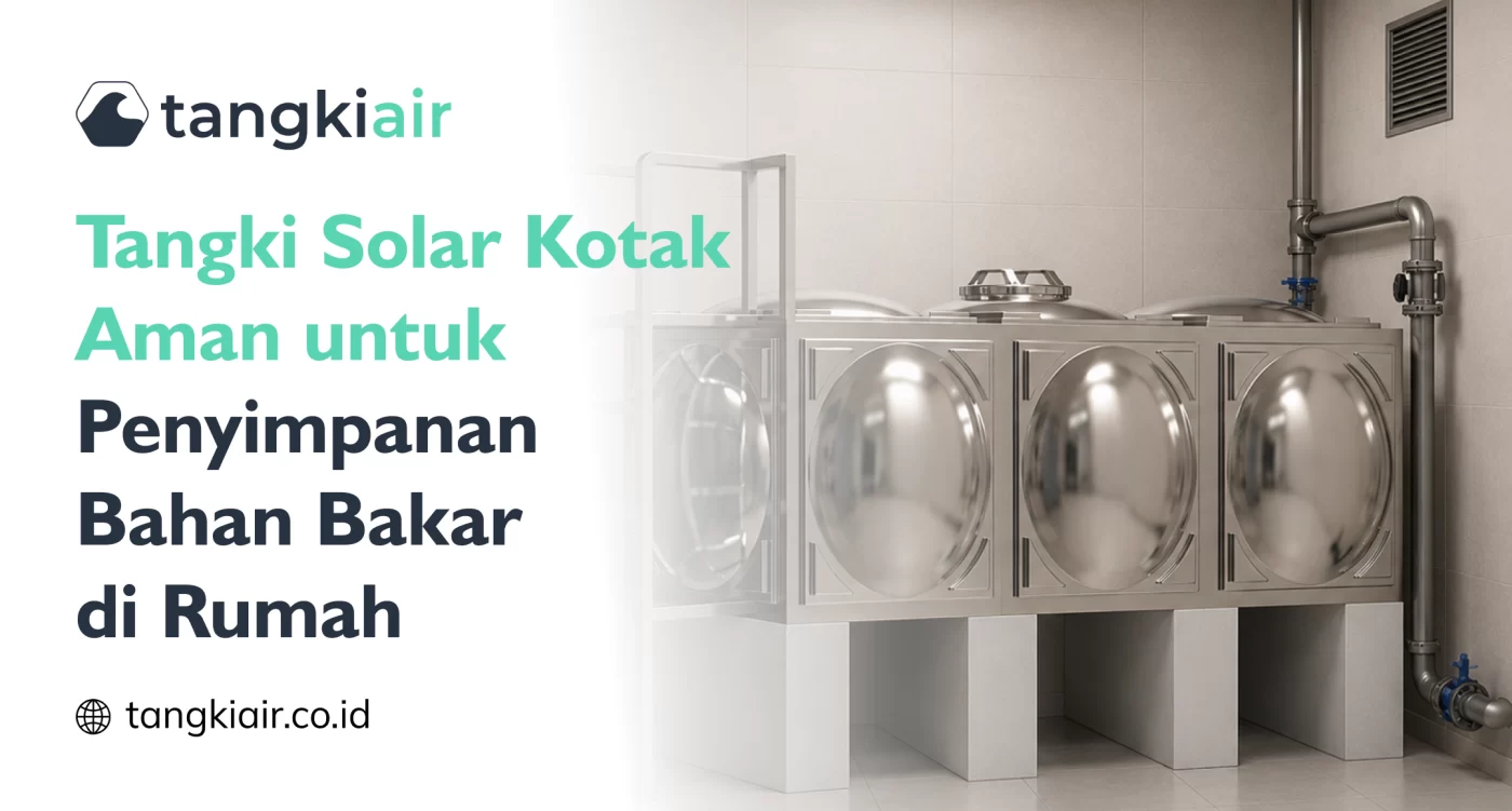 Tangki Solar Kotak Aman untuk Penyimpanan Bahan Bakar di Rumah