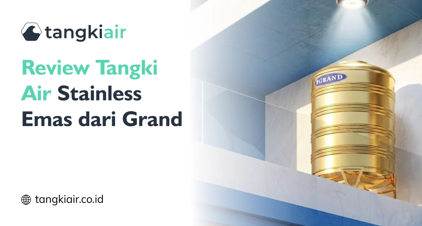 Tangki Air Stainless Emas