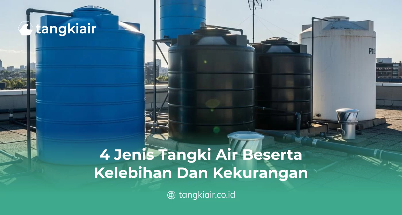 4 Jenis Tangki Air Beserta Kelebihan dan Kekurangan