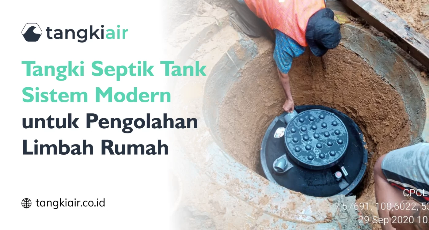 Tangki Septik Tank Sistem Modern untuk Pengolahan Limbah Rumah